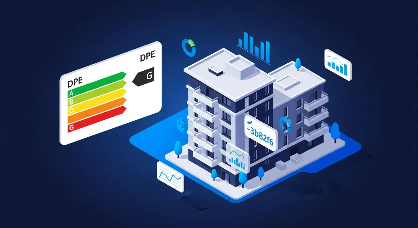 DPE collectif copropriété 2026 : obligation, impact prix vente et analyse via l'API DVF