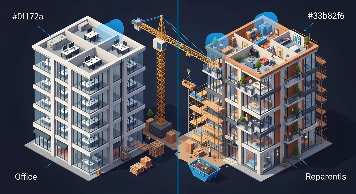 Transformation bureaux en logements 2026 : API DVF et loi Daubié